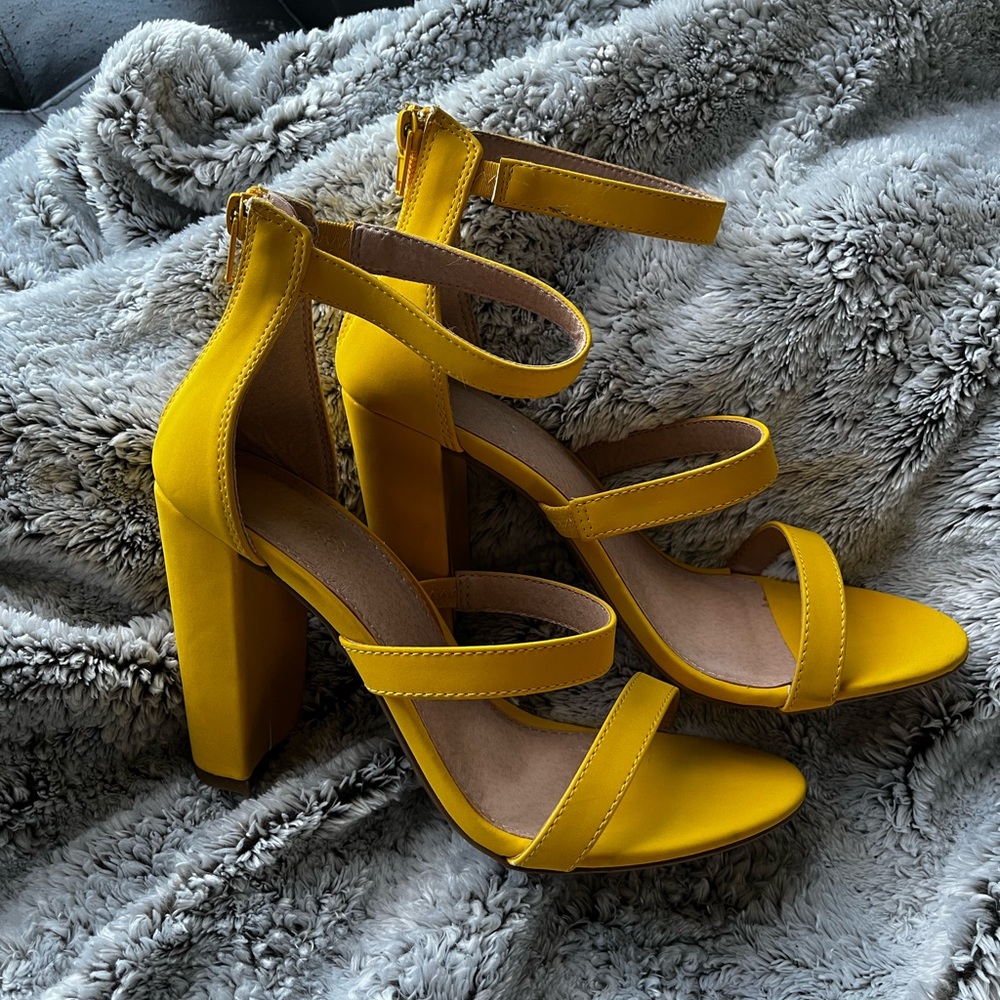 Charlotte Russe Yellow Heels